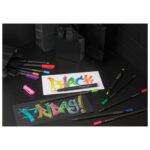 FLOMASTER BRUSHPEN 20BOJA BLACK EDITION FABER CASTELL 116452 BLISTER - Image 2
