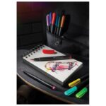 FLOMASTER BRUSHPEN 20BOJA BLACK EDITION FABER CASTELL 116452 BLISTER - Image 4