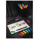 FLOMASTER BRUSHPEN 20BOJA BLACK EDITION FABER CASTELL 116452 BLISTER - Image 5
