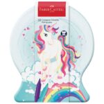 FLOMASTER ŠKOLSKI  33BOJE U METALNOJ KUTIJI CONNECTOR UNICORN FABER CASTELL 155544