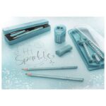 NALIVPERO SPARKLE (M) U METALNOJ KUTIJI FABER CASTELL 201516 METALIK TIRKIZNO - Image 2