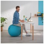 LOPTA ZA SJEDENJE ERGO COSY LEITZ 52790061 PLAVA - Image 3