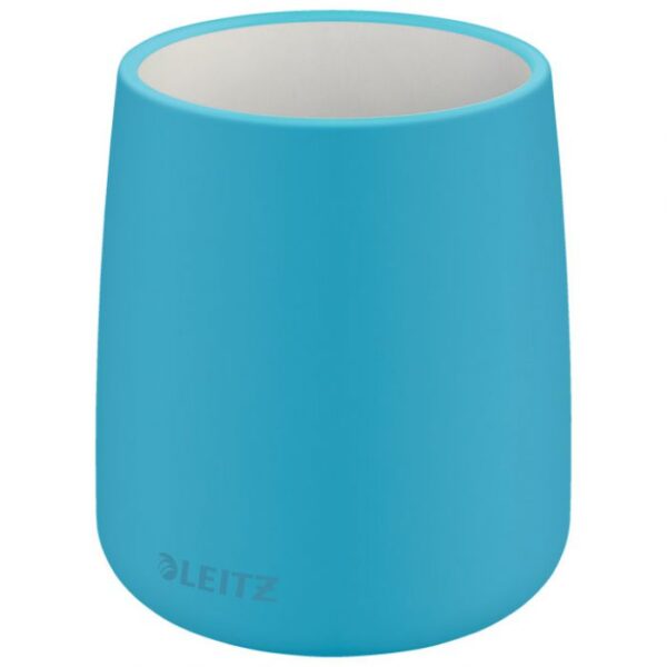 ČAŠA ZA OLOVKE KERAMIČKA OKRUGLA FI-8,5XH10,8 CM COSY LEITZ 53290061 PLAVA