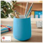 ČAŠA ZA OLOVKE KERAMIČKA OKRUGLA FI-8,5XH10,8 CM COSY LEITZ 53290061 PLAVA - Image 2