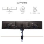 DRŽAČ ZA MONITOR TROSTRUKI PLATINUM FELLOWES 8042601 CRNI - Image 3