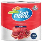 RUČNIK PAPIRNATI JASTUČNI 23 CM DVOSLOJNI PK2 SOFT FLOWER CARTINDUSTRIA VENETA BIJELI