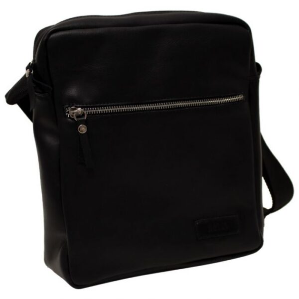 TORBA KOŽNA MUŠKA (NA RAME) M&AMP;B 703 CRNA