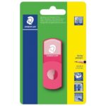 ŠILJILO-GUMICA PVC S PVC KUTIJOM 1RUPA STAEDTLER 511SEF20BK NEON ROZA BLISTER * DO ISTEKA ZALIHA