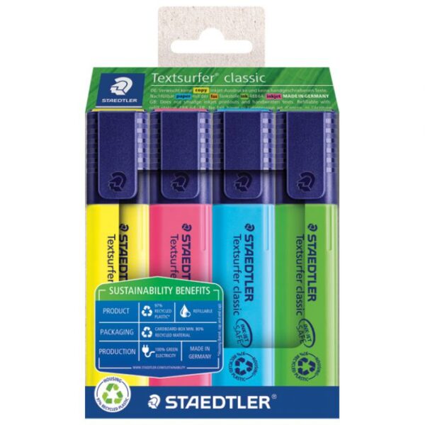 SIGNIR 1-5 MM CLASSIC RECIKLIRANI STAEDTLER 364 RC4 4BOJE