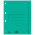 PREGRADA KARTONSKA A4 250G PK100 DONAU 8610001-06 ZELENA