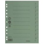 PREGRADA KARTONSKA A4 250G PK100 DONAU 8610001-06 ZELENA - Image 2