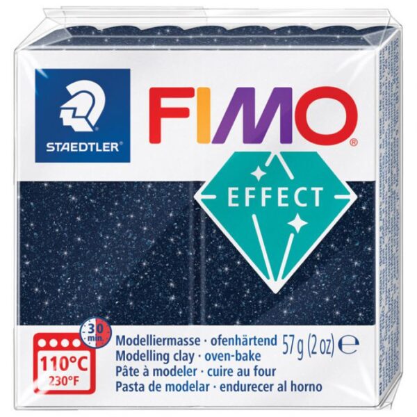 MASA ZA MODELIRANJE   57G FIMO EFFECT GALAXY STAEDTLER 8010-352 PLAVA