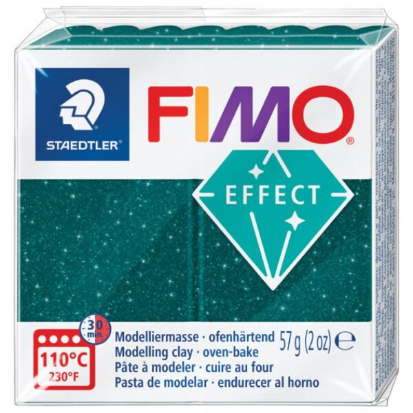 MASA ZA MODELIRANJE   57G FIMO EFFECT GALAXY STAEDTLER 8010-562 ZELENA