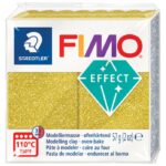 MASA ZA MODELIRANJE   57G FIMO EFFECT GLITTER STAEDTLER 8010-112 GLITTER ZLATNA