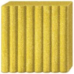 MASA ZA MODELIRANJE   57G FIMO EFFECT GLITTER STAEDTLER 8010-112 GLITTER ZLATNA - Image 2