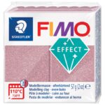MASA ZA MODELIRANJE   57G FIMO EFFECT GLITTER STAEDTLER 8010-212 GLITTER ZLATNO-ROZA