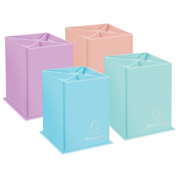 ČAŠA ZA OLOVKE KARTON AQUAREL EXACOMPTA 67896D PASTEL SORTIRANO * DO ISTEKA ZALIHA