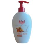 SREDSTVO - SAPUN TEKUĆI  500ML HIGI MED I MLIJEKO S PUMPICOM VIOLETA