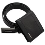 SET KOŽNI MUŠKI PIERRE CARDIN CRNI - Image 2