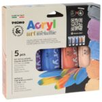 BOJA AKRILNA  75ML PVC TUBA 5BOJA PRIMO 4213TATM5MET