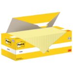 BLOK SAMOLJEPLJIV  76X76 MM 100L POST-IT 3M.654 ŽUTI 12 PLUS 12 GRATIS - Image 2