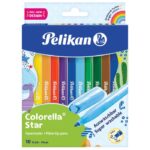 FLOMASTER ŠKOLSKI  10BOJA COLORELLA STAR PELIKAN 822299 (300009805) BLISTER