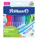 FLOMASTER ŠKOLSKI  24BOJE COLORELLA STAR PELIKAN 822312 (300009806) BLISTER