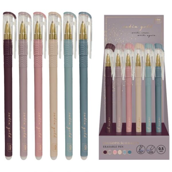 OLOVKA KEMIJSKA GRIP PIŠI-BRIŠI SATIN GOLD INTERDRUK SORTIRANO