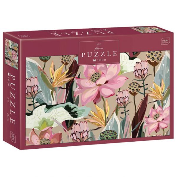 PUZZLE 1000 KOM FLOWERS 2 INTERDRUK