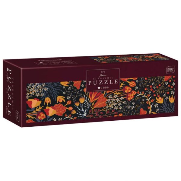 PUZZLE 1000 KOM (PANORAMA) FLOWERS 2 INTERDRUK
