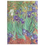NOTES 13X18 CM-MIDI CRTE  72L S GUMICOM VAN GOGH IRISES PAPERBLANKS PB8204-0