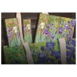 NOTES 13X18 CM-MIDI CRTE  72L S GUMICOM VAN GOGH IRISES PAPERBLANKS PB8204-0 - Image 3