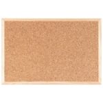 PLOČA PLUTO 120X90 CM OBOSTRANA DRVENI OKVIR BI-OFFICE