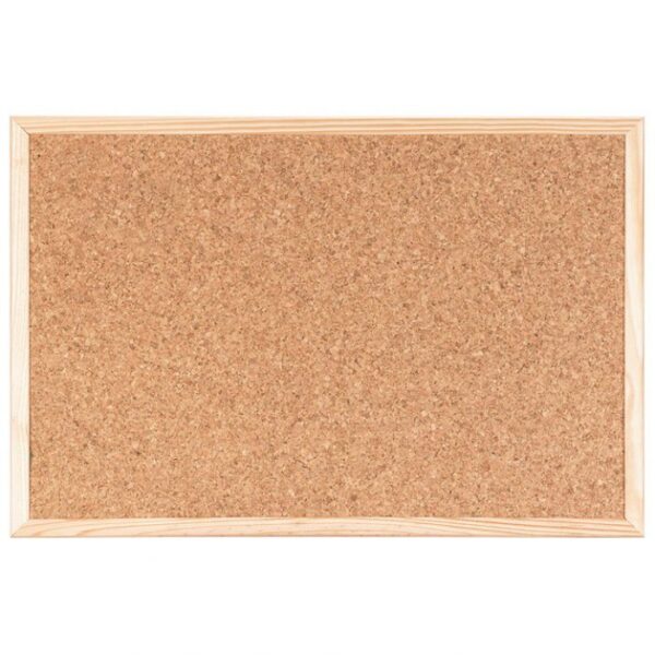 PLOČA PLUTO 120X90 CM OBOSTRANA DRVENI OKVIR BI-OFFICE