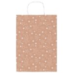 VREĆICE UKRASNE 16X21X8 CM ZVIJEZDICE REX-SAUL SADOCH SDF16-261F SMEĐA/BIJELA