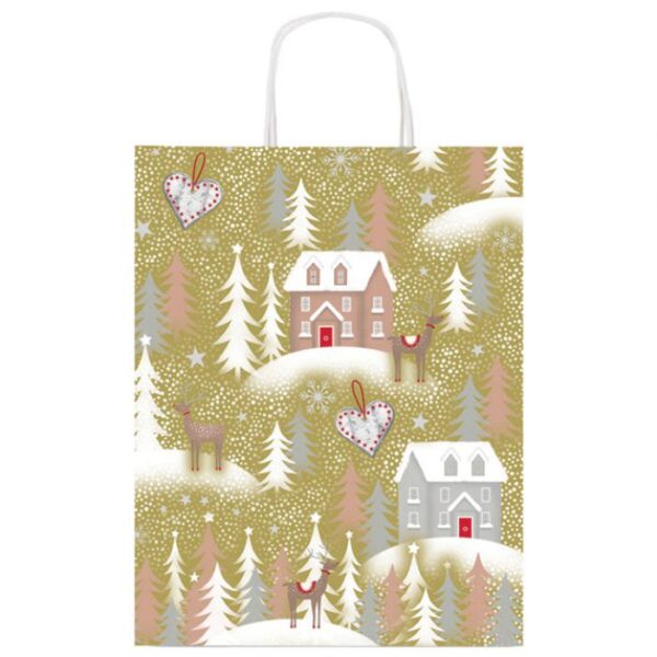 VREĆICE UKRASNE 26X34,5X12 CM NOVOGODIŠNJE REX-SAUL SADOCH SDX26-451F * DO ISTEKA ZALIHA