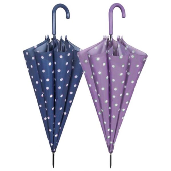 KIŠOBRAN AUTOMATIK S PLASTIČNOM RUČKOM NEW BASIC PERLETTI 12062 SORTIRANO,TOČKICE * DO ISTEKA ZALIHA