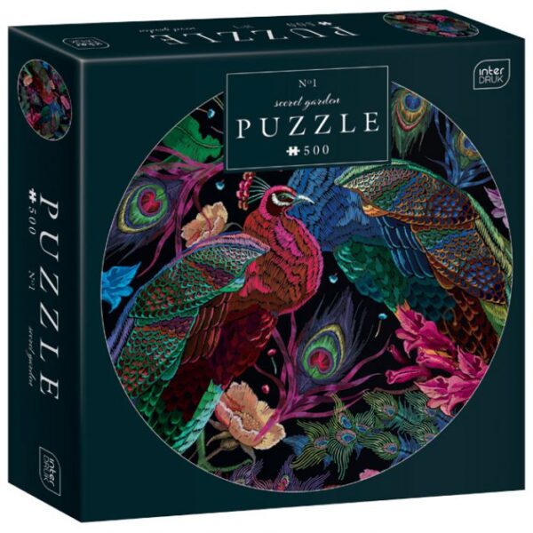PUZZLE 500 KOM OKRUGLE SECRET GARDEN 1 INTERDRUK