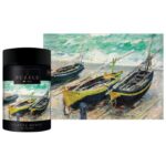 PUZZLE 1000 KOM TUBA ART.2 CLAUDE MONET &QUOT;THREE FISHING BOATS&QUOT; INTERDRUK - Image 2