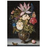 PUZZLE 1000 KOM TUBA ART.3 AMBROSIUS BOSSCHAERT &QUOT;STILL-LIFE WITH FLOWERS&QUOT; INTERDRUK - Image 3