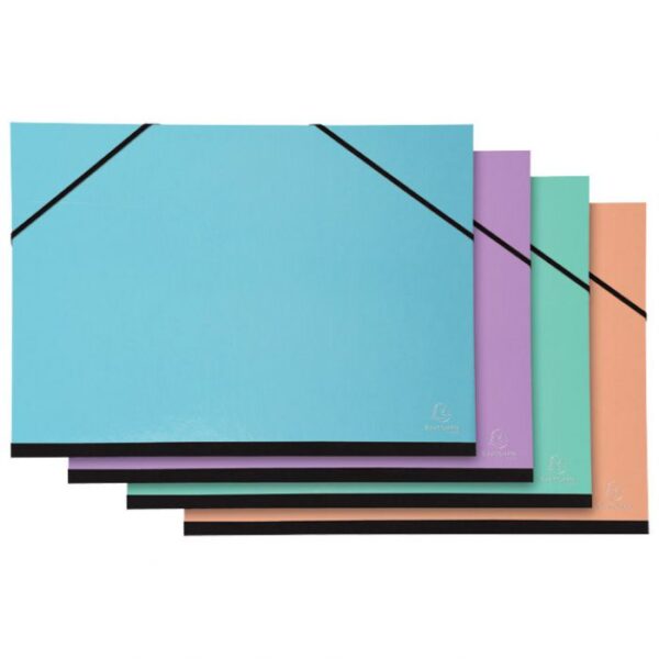 MAPA PAPIRNATA PREMAZANA-SA GUMICOM 32X45 CM(A3) AQUAREL EXACOMPTA 25680E SORT