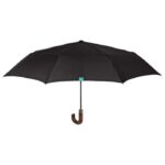 KIŠOBRAN AUTOMATIK SKLOPIVI S DRVENOM RUČKOM TIME PERLETTI 26351 CRNI - Image 2