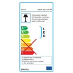 SVJETILJKA STOLNA LED BUSINESS UMJETNA KOŽA AVIDE SMEĐA - Image 4