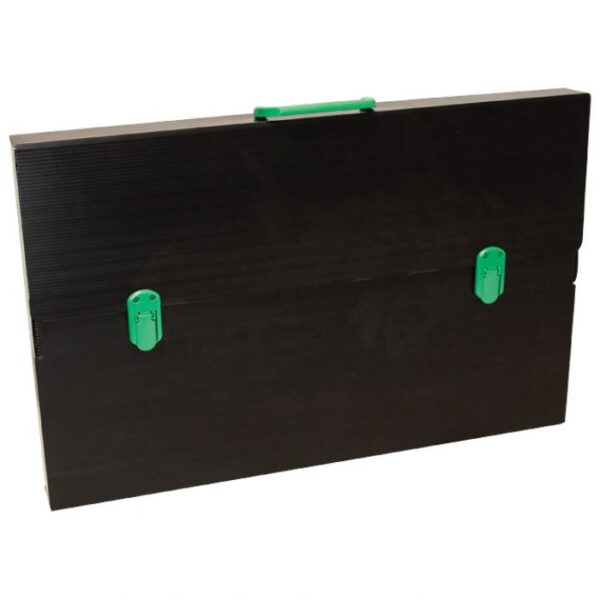 TORBA-KOFER PP-TVRDI  365X565X30 MM RI.PLAST 6338535213.1 CRNA/SORT RUČKA