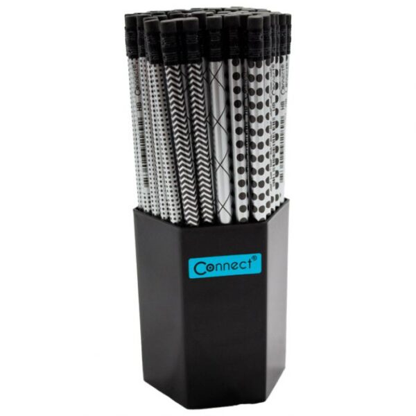 OLOVKA GRAFITNA HB S GUMICOM BLACK-SILVER U ČAŠI PK72 CONNECT SORTIRANO