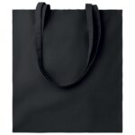 VREĆICE ZA KUPOVINU PAMUČNA 38X42 CM-DUGE RUČKE CRNA