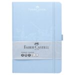 NOTES 14,5X21 CM KARO 96L 100G S GUMICOM FABER CASTELL 10 244 358 SKY BLUE