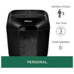 UNIŠTAVAČ DOKUMENTACIJE  6 LISTOVA CROSSCUT POWERSHRED LX25 FELLOWES 4170501 - Image 5