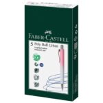 OLOVKA KEMIJSKA GUMIRANA POLY BALL XB FABER CASTELL 241108 ROZO-SVIJETLOPLAVA - Image 2