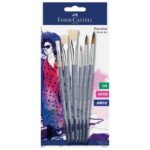 SET KISTOVA OD SINTETIČKIH VLAKANA (ZA RAZNE TEHNIKE) PK6 FABER CASTELL 282891